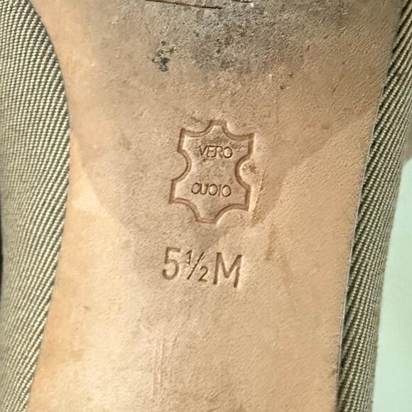 MICHAEL Michael Kors Flats Tan White‎ Peep Toes Size US 5.5 MSRP 300$ - Picture 6 of 6